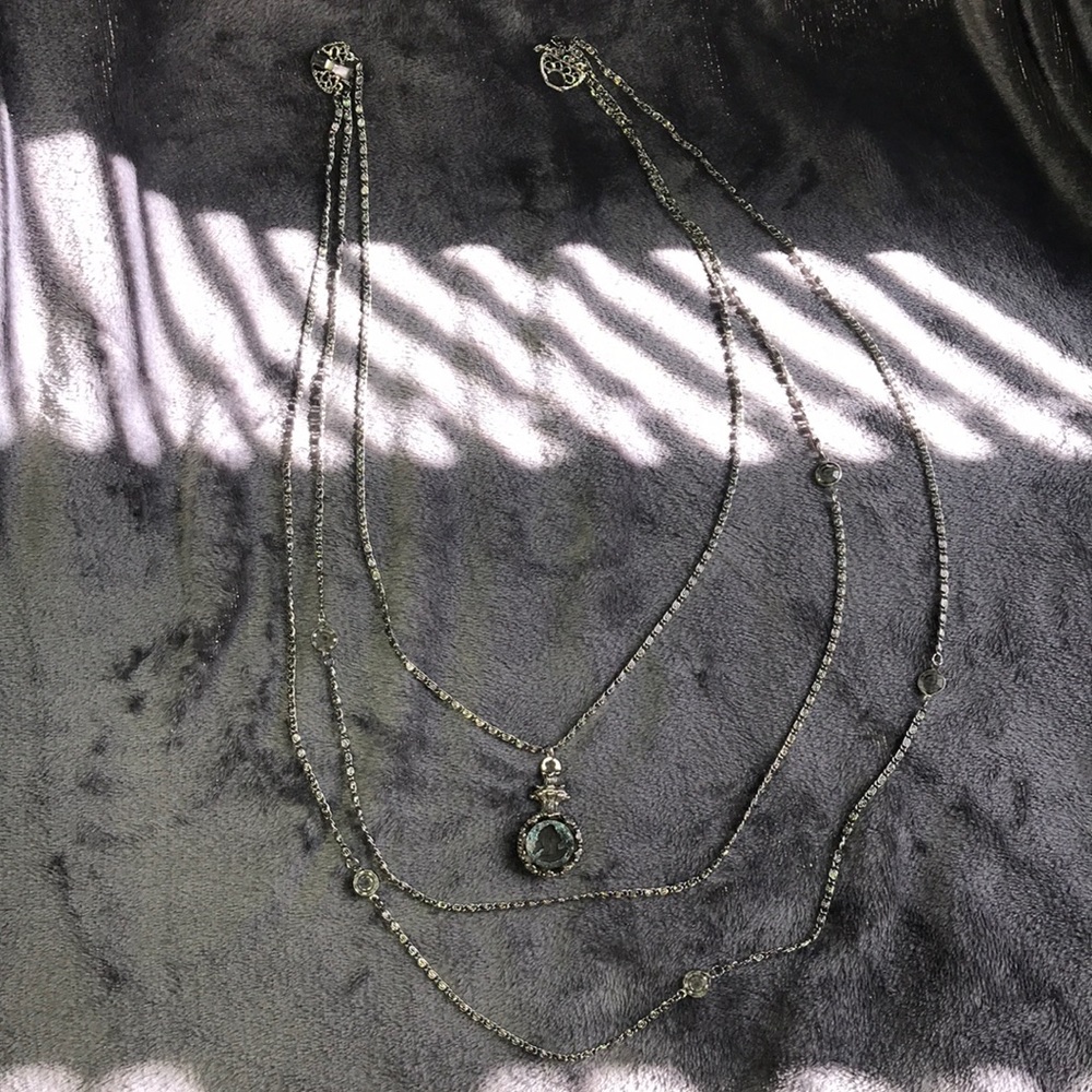 Vintage Signed 1960’s Goldette NY 3 strand necklace from the dusk till gone coll